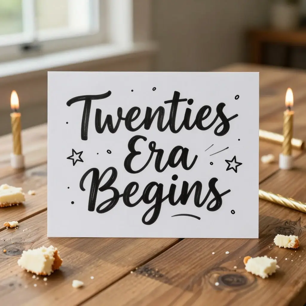 captions for 20th birthday