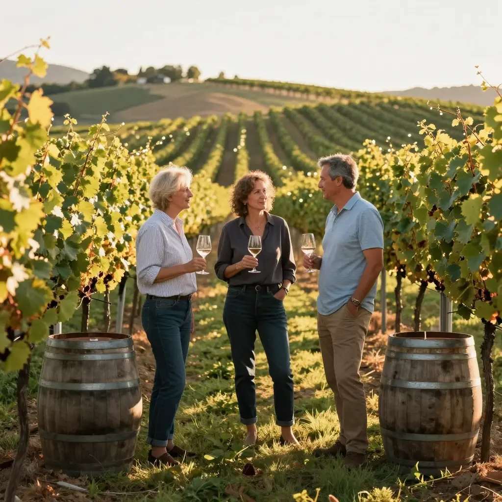 winery captions