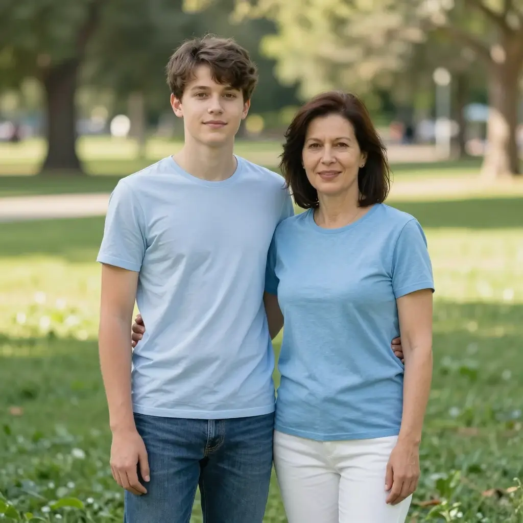mom son captions