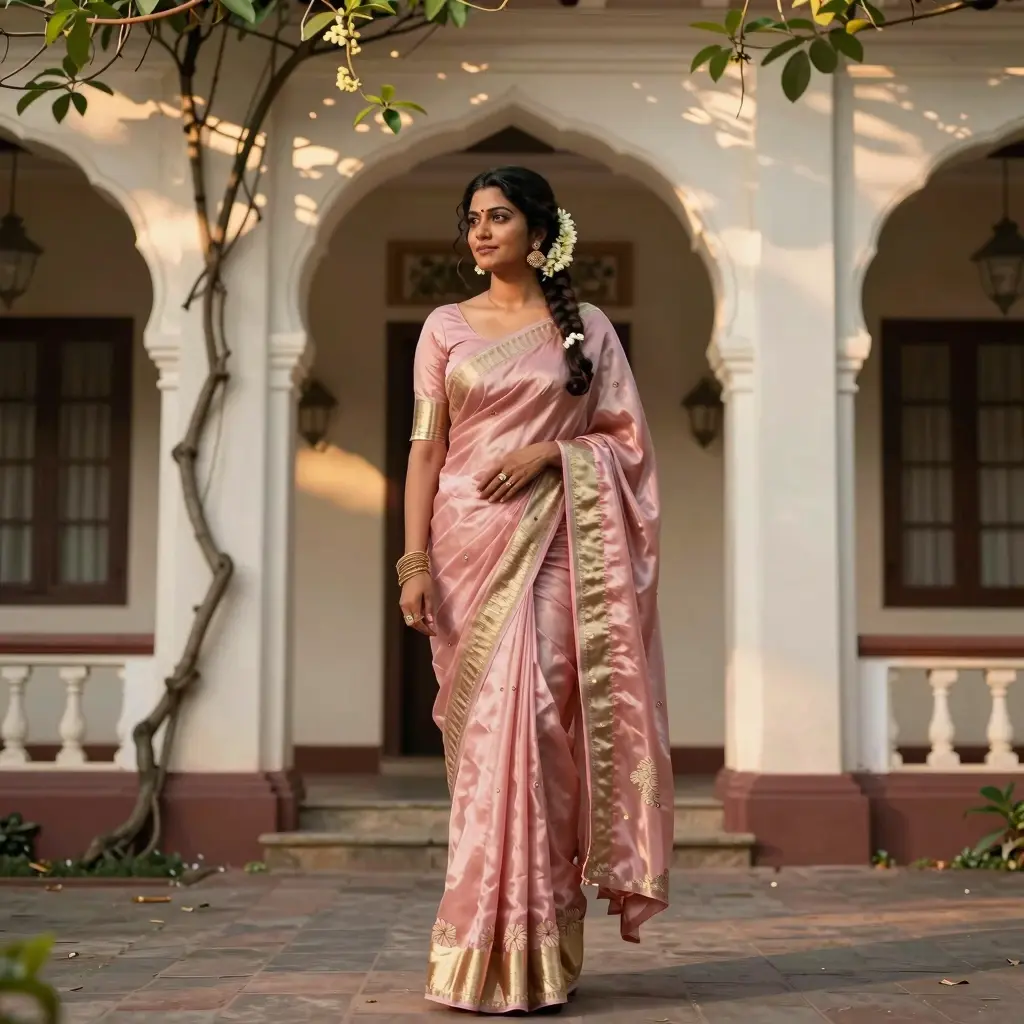 sarees caption ideas