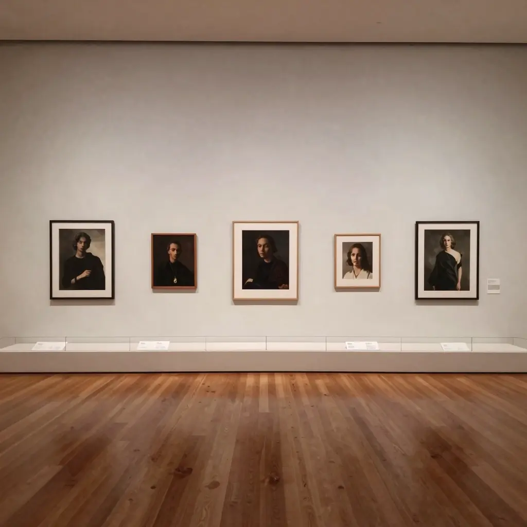 captions for museum pictures