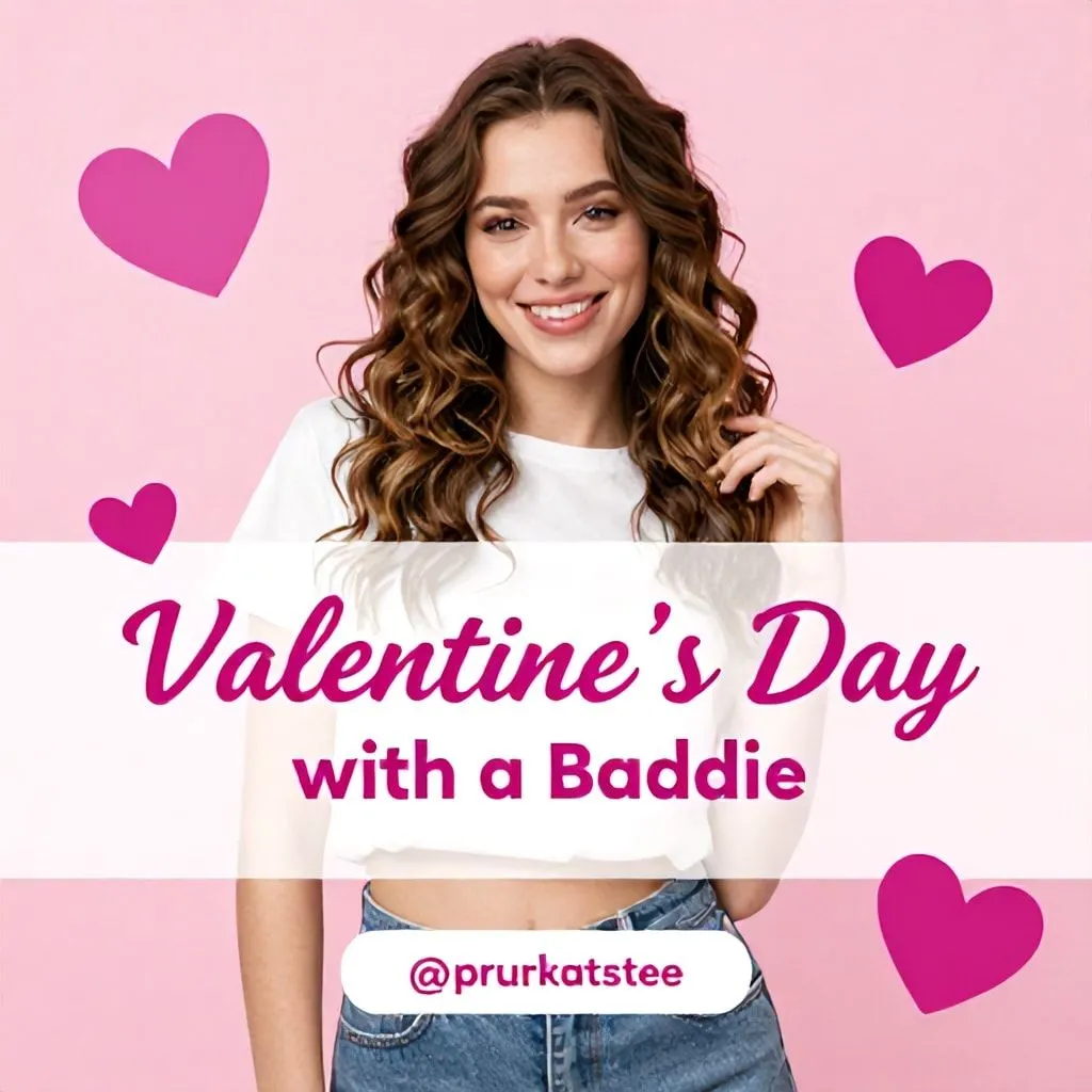 baddie valentine's day captions