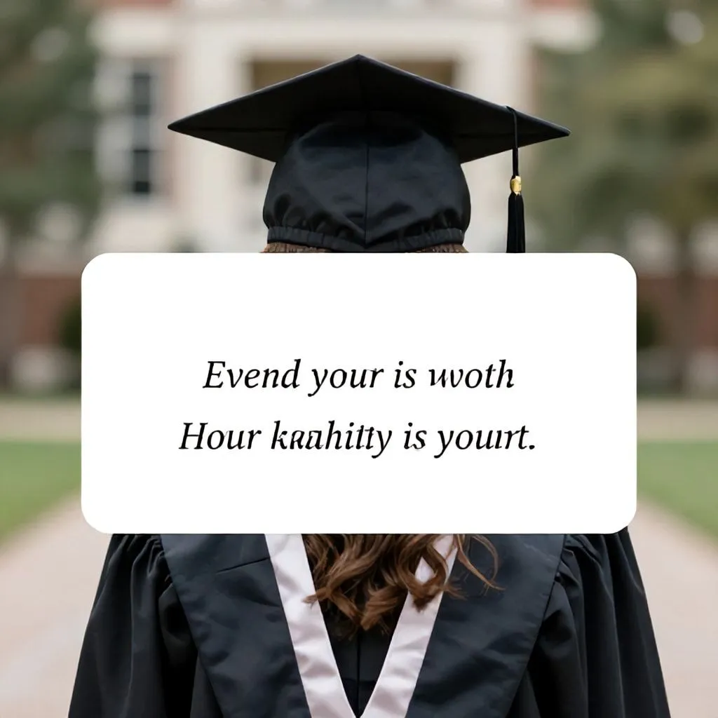 short graduation captions
