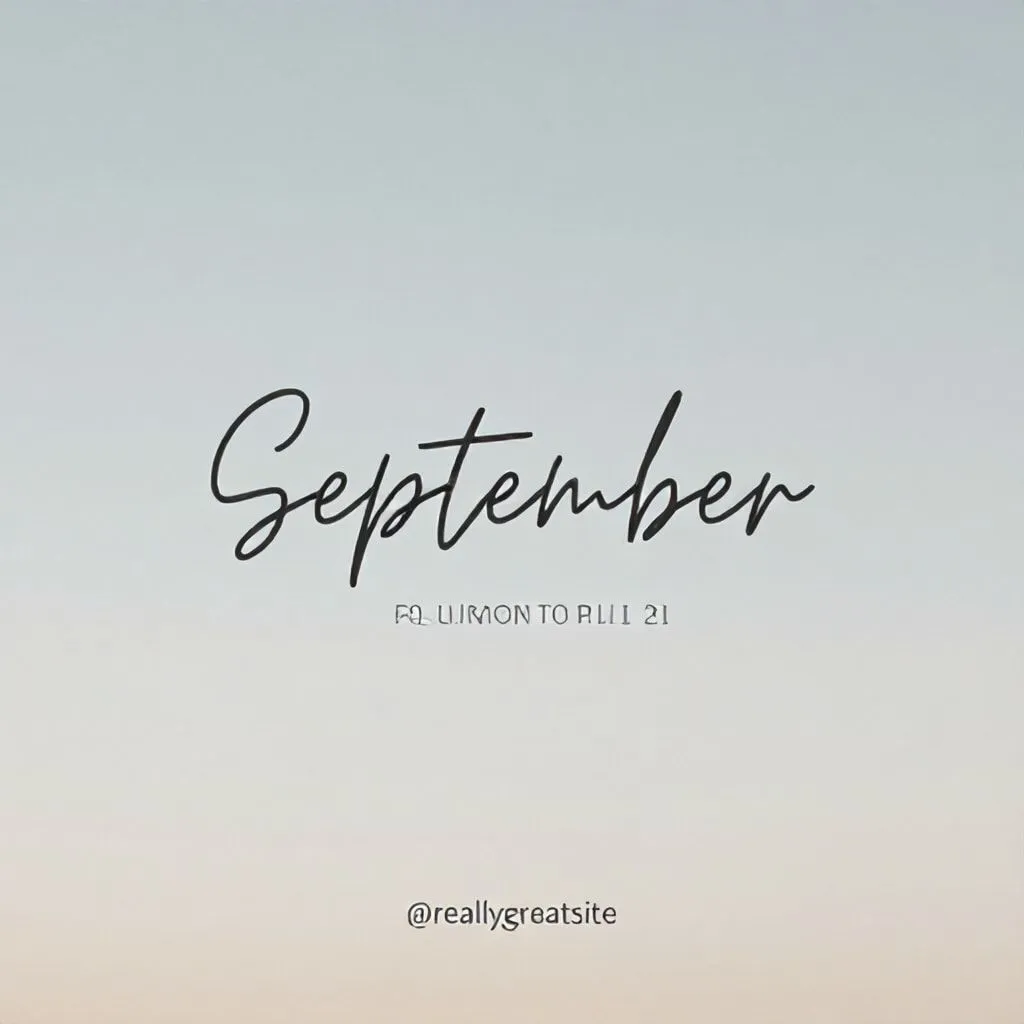 september instagram captions