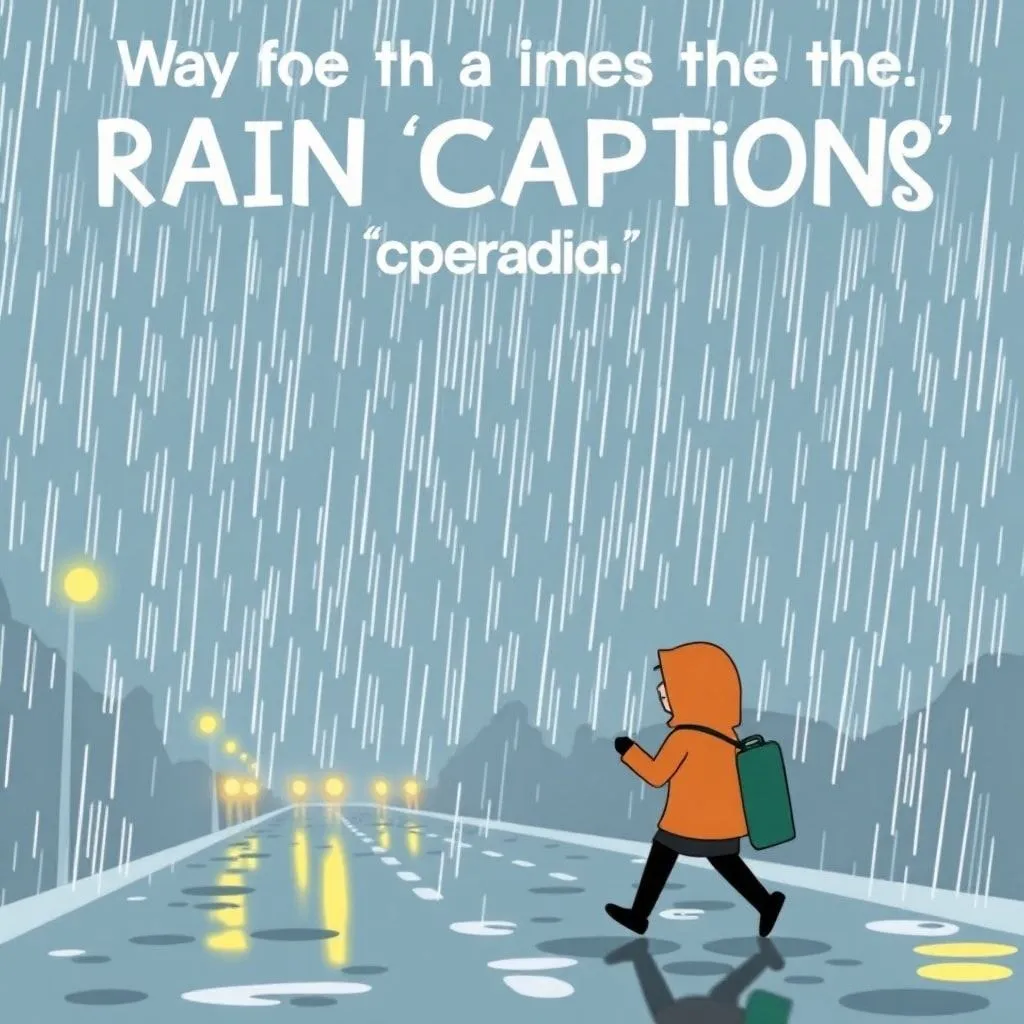 rain captions
