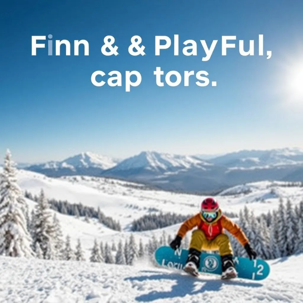 snowboard captions