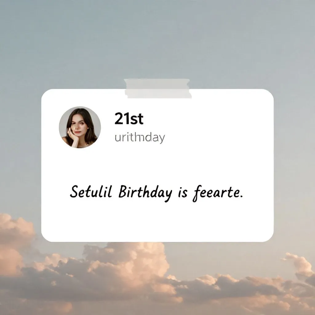 21st birthday captions for instagram